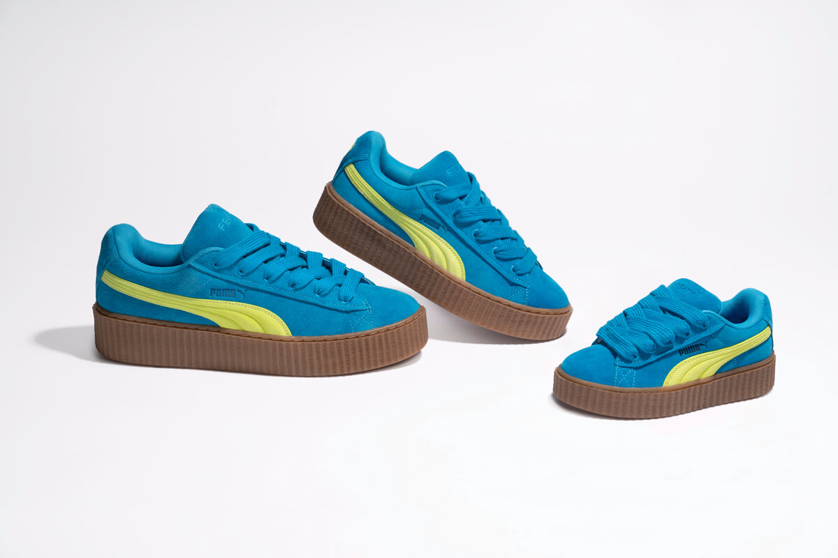 PUMA x FENTY CREEPER PHATTY★コラボ★SPEED BLUE LIME POW Size 8 - PUMA Fenty x Creeper Phatty Speed Blue Lime W for